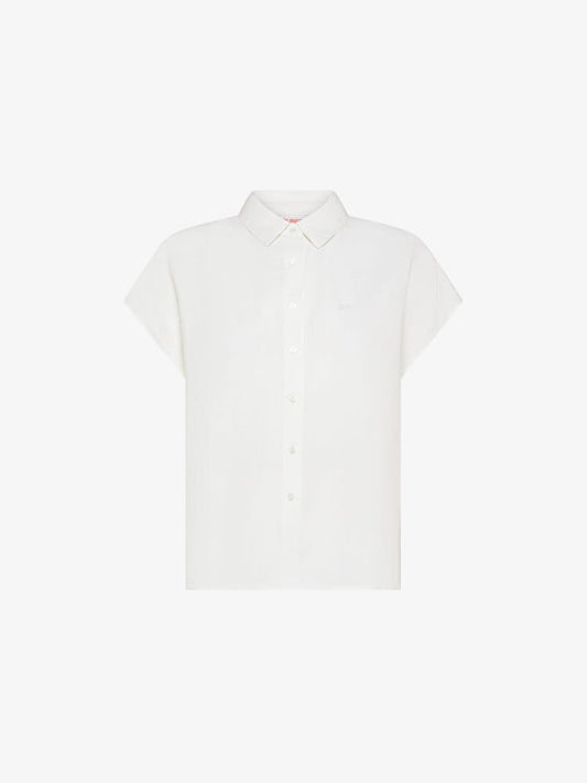 Sun68 camicia bianca donna mini logo