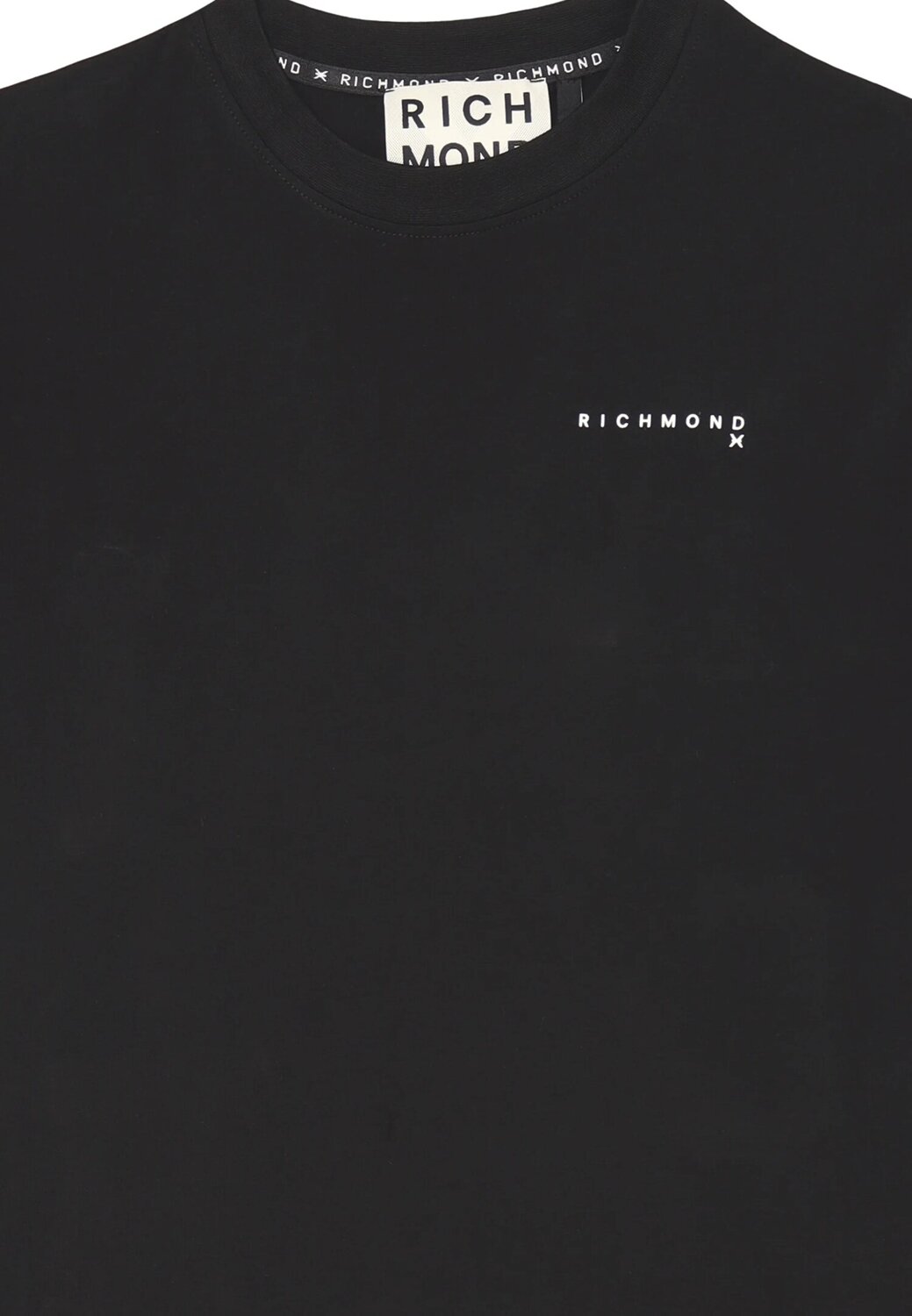 John Richmond t Shirt Nero Uomo Grafica In Jersey Maniche Corte Sportivo AI25