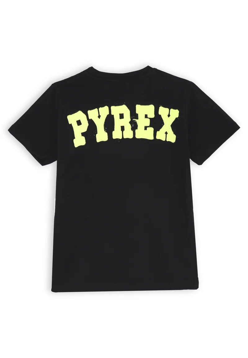 Completo Pyrex bambino nero - T-shirt & bermuda primavera 25 - NERO | CammarataMode