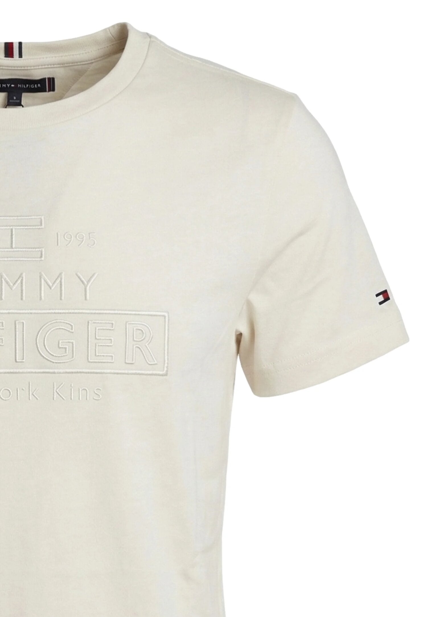 Tommy Hilfiger Tshirt Ragazzo Panna KB0KB10367YBH_