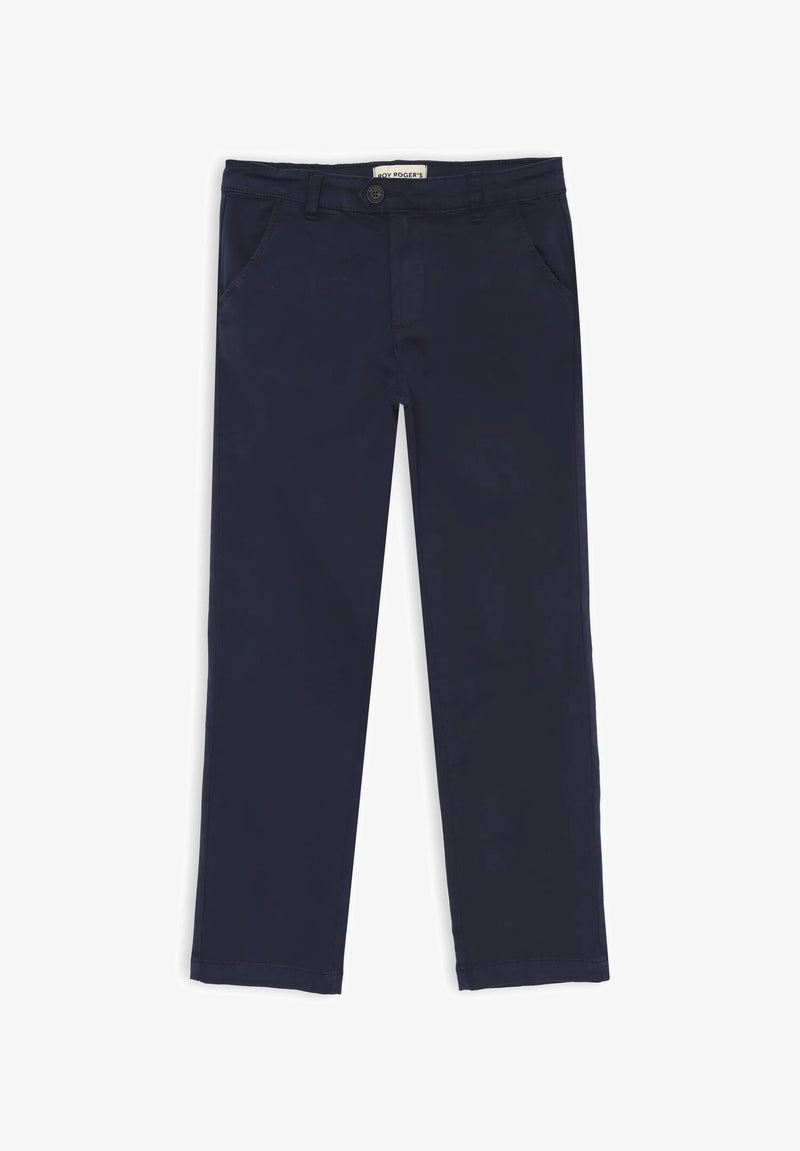 Roy Rogers - Kids Slim Chino Pants Blue - Spring Summer 2025 - BLUE | CammarataMode