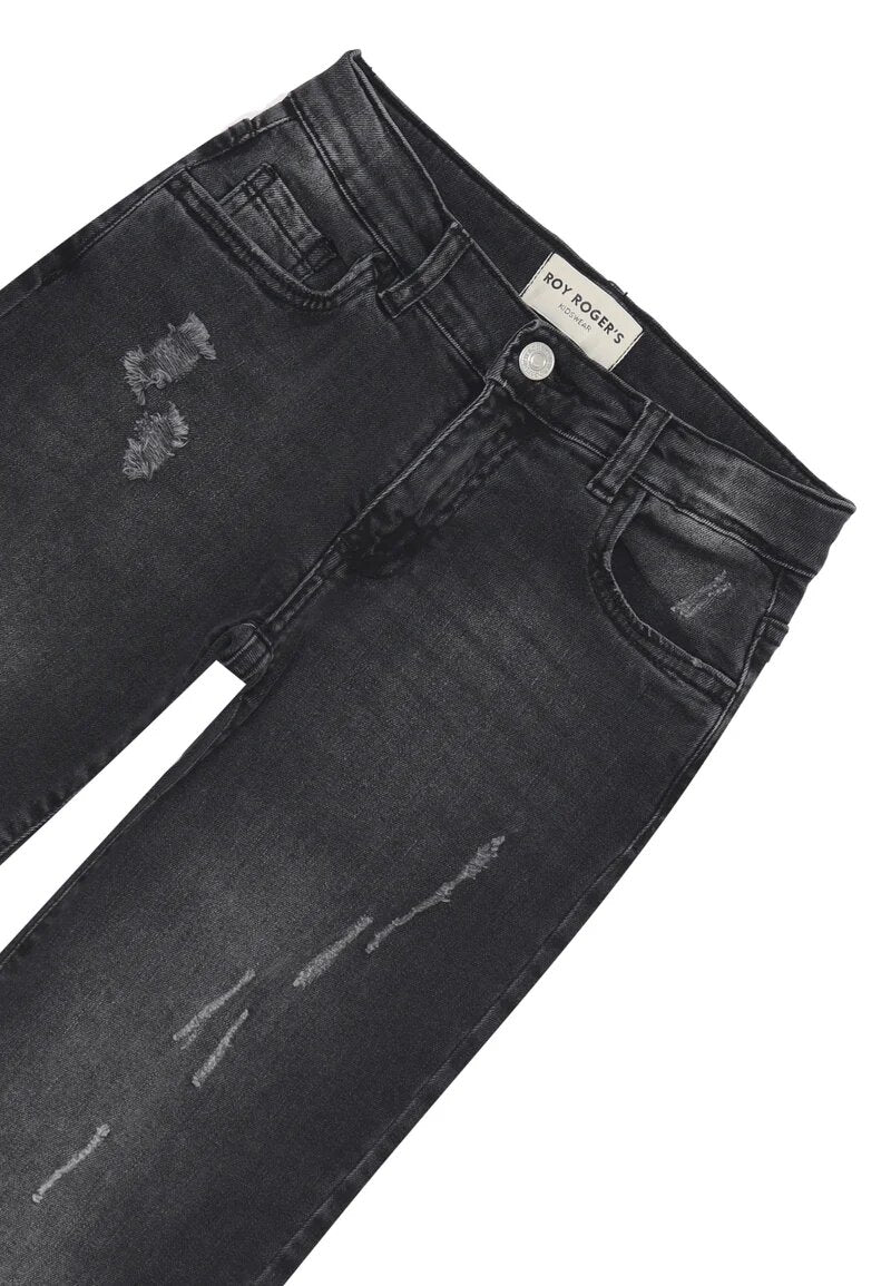 Roy Rogers Jeans a Sigaretta bambina – Black Denim Cotone Stretch