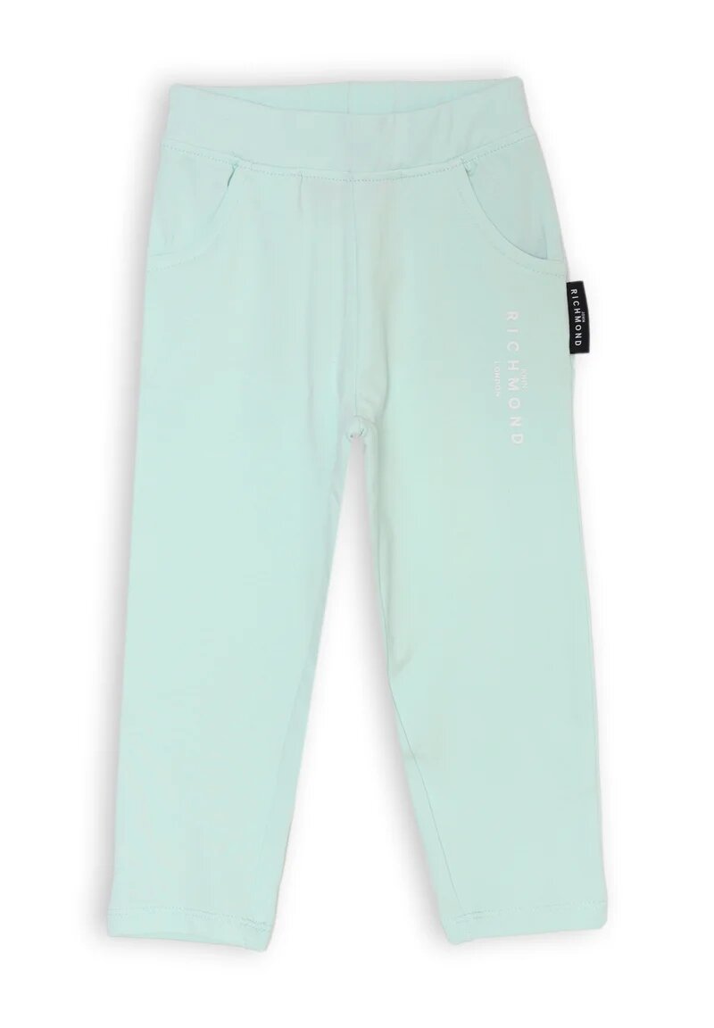 Completo neonata maglia e leggings dritti bianco verde acqua John Richmond - VERDE ACQUA | CammarataMode