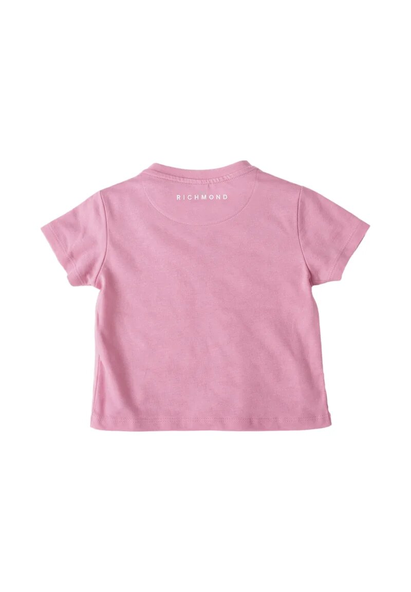 John Richmond Completo Con Maglietta Rosa e Gonna Neonata RIP26043CJ_