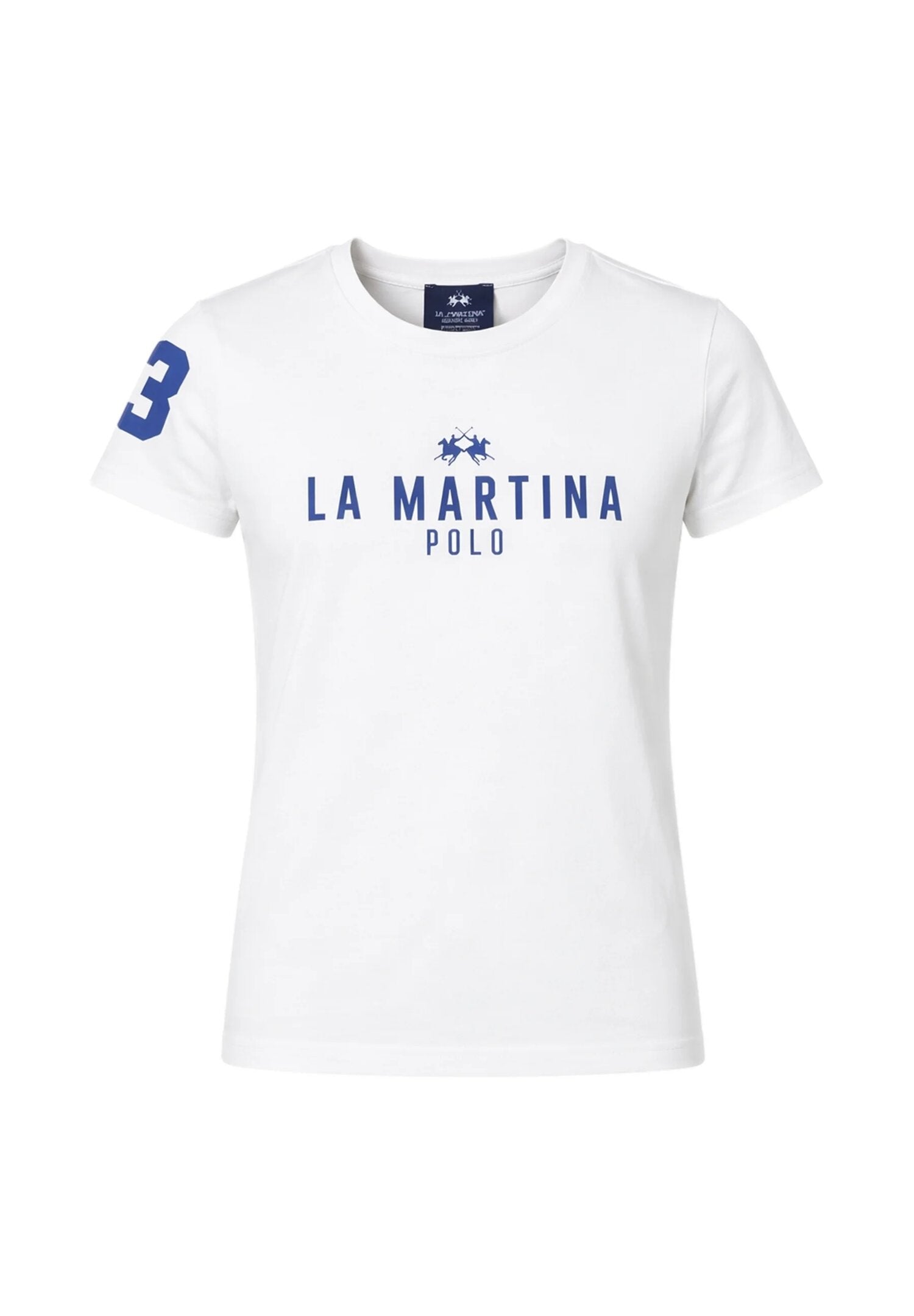 La Martina Completo Bianco Con Logo Centrale Bambino MAB0036_