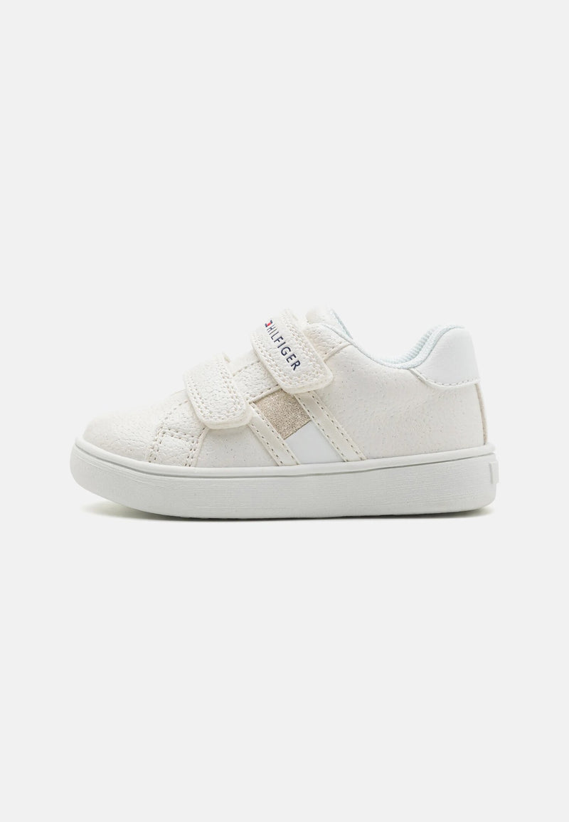 Tommy Hilfiger Kids Girls Spring Summer 2025 White Sneakers - WHITE | CammarataMode