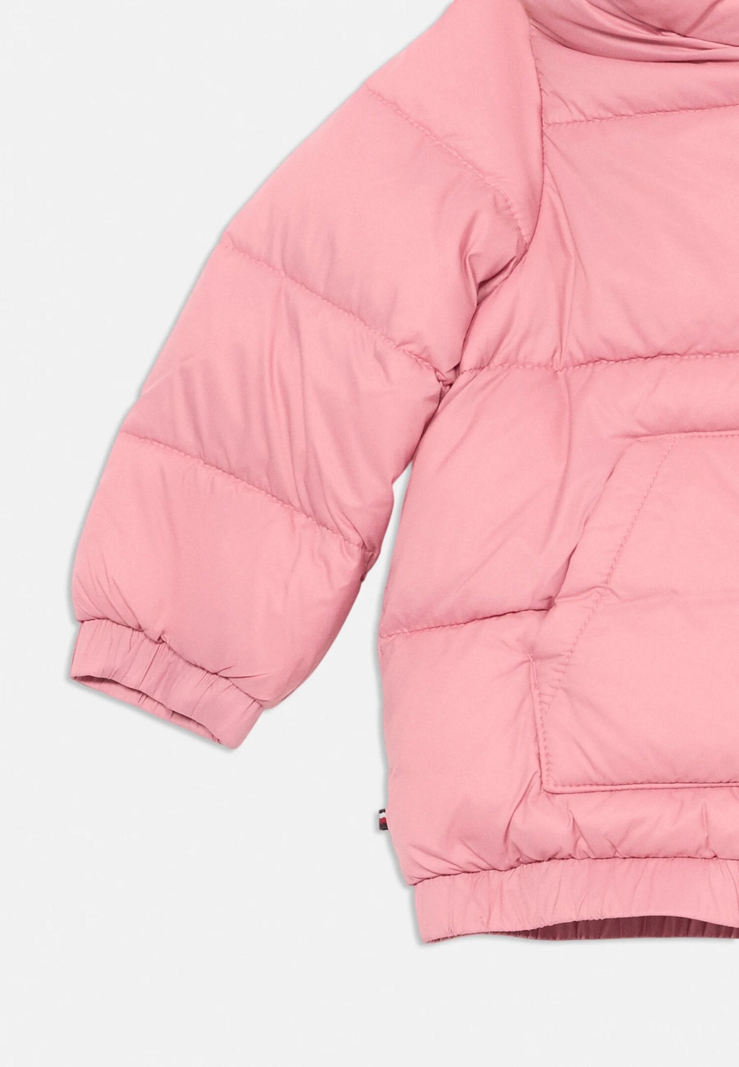 Tommy Hilfiger Giubbotto Rosa Neonata In Nylon Con Cappuccio | Uso Sportivo AI25 | CammarataMode