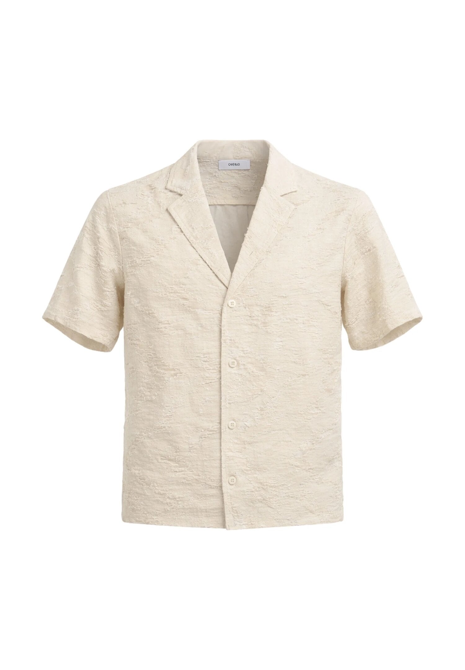 Overd Completo Camicia/bermnuda Beige Bambino Con Bottoni - OK261138+OK261139_