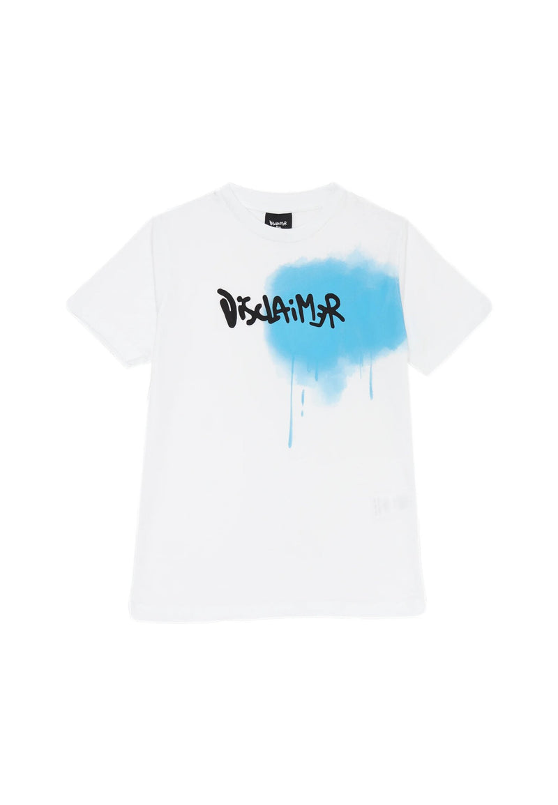 Disclaimer Off White Black Kids Sports Set 8-16 Years Blue Print - WHITE | CammarataMode