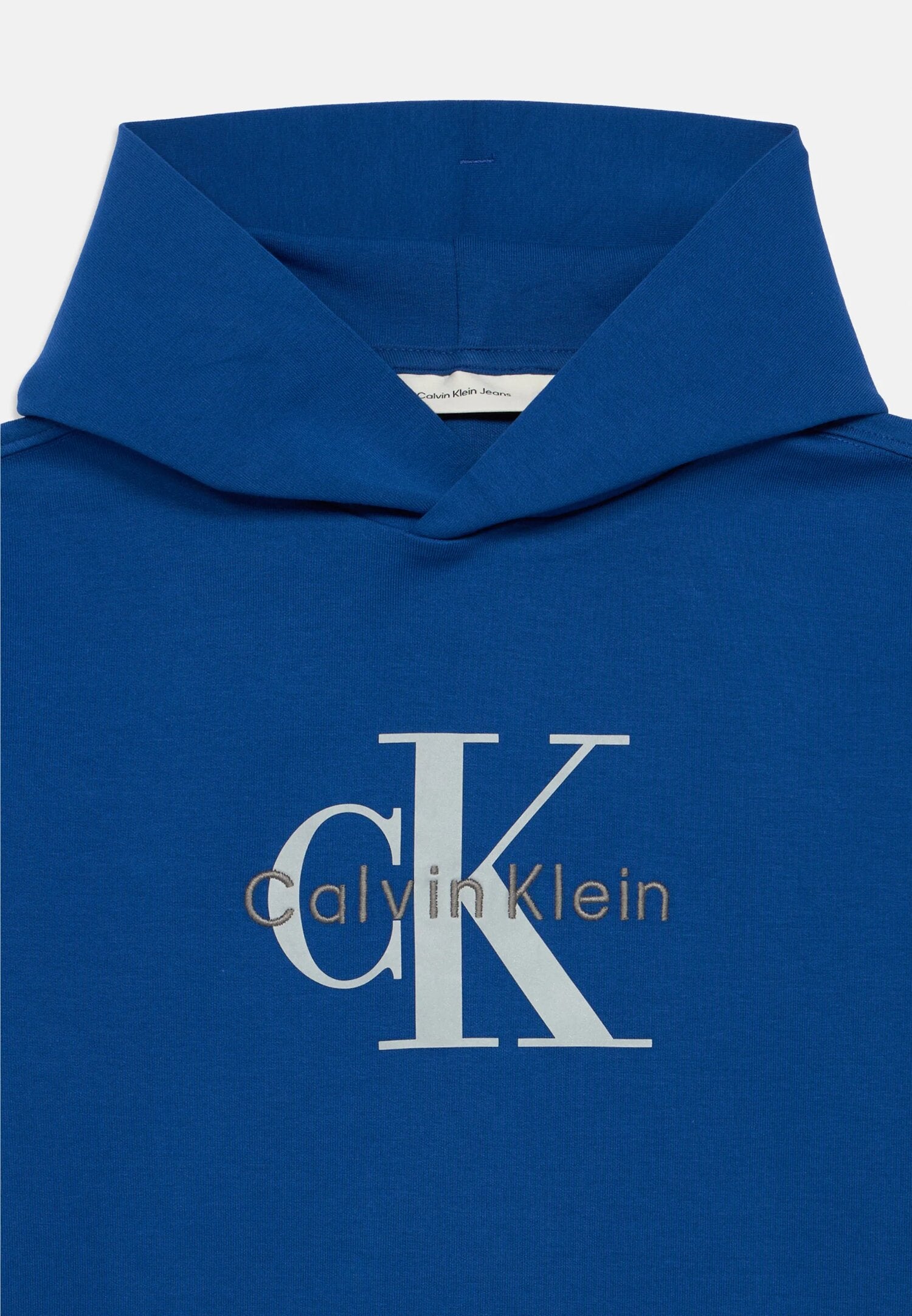 Calvin Klein Felpa Royal Bambino In Cotone Con Cappuccio Scuola PE26