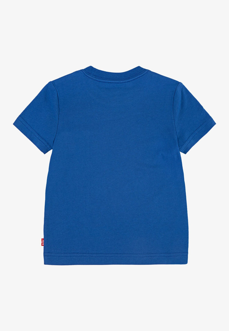 Levi's t shirt blu bambino ragazzo cotone poliestere kids junior - ROYAL | CammarataMode