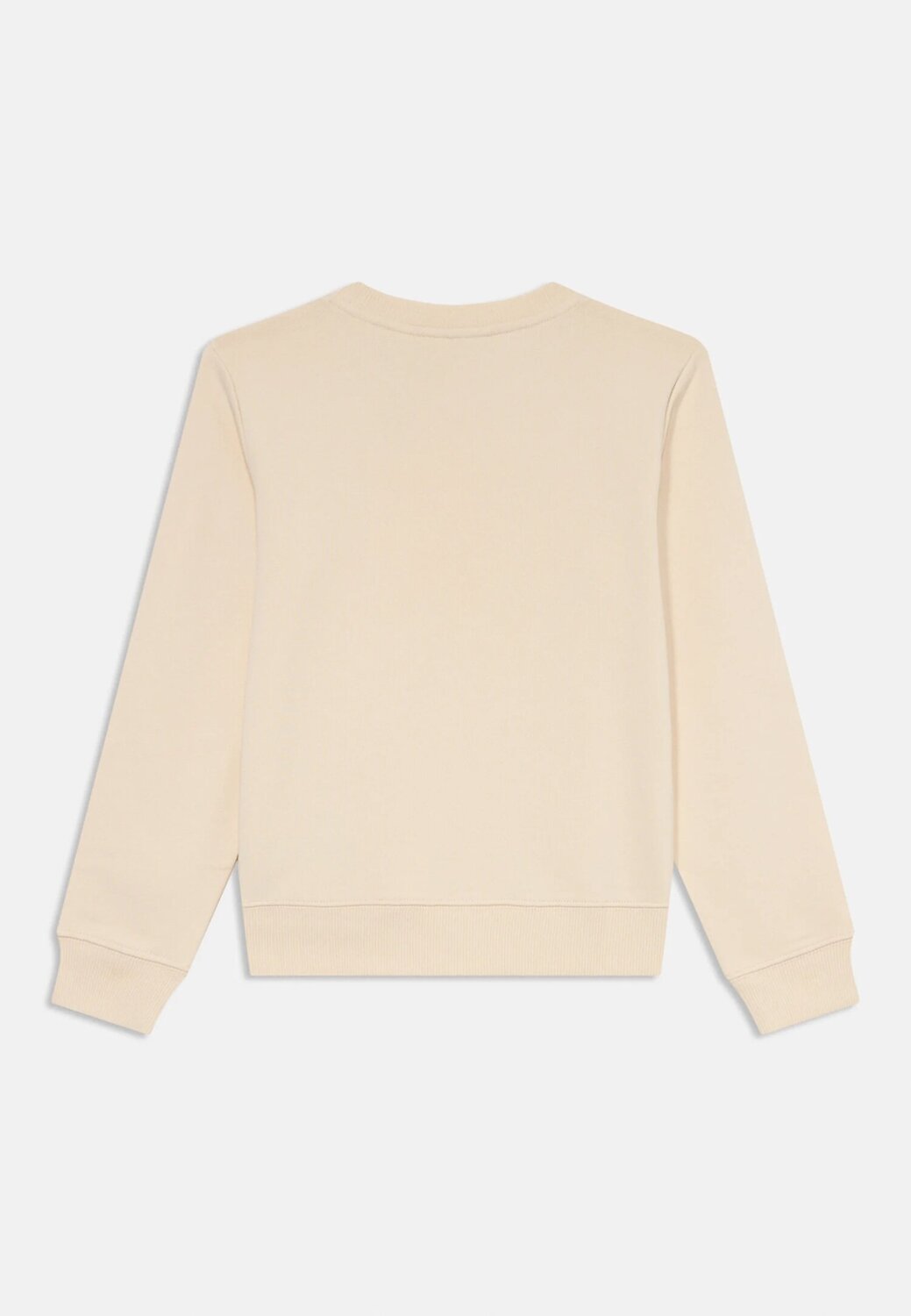 Calvin Klein Felpa Panna Bambino In Cotone Girocollo Sportivo AI25