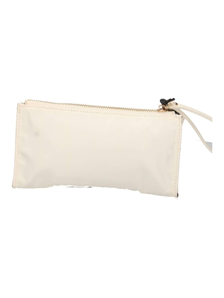 Blauer portafoglio bianco donna logo con strass | Misure 10 x 20 x 1 cm
