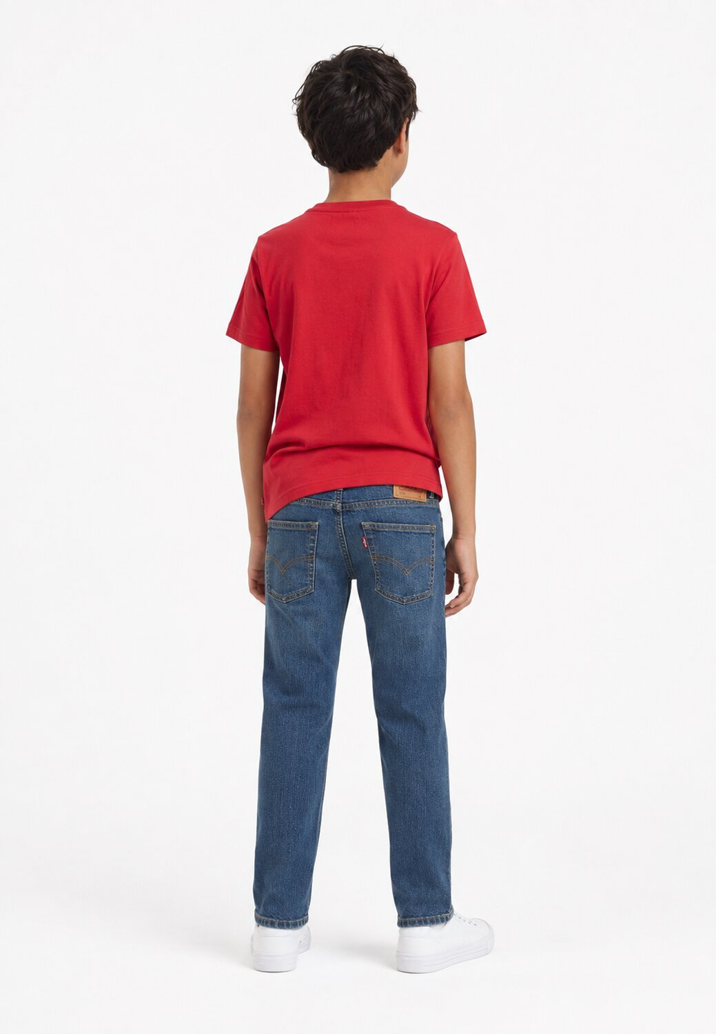Levi's Tshirt Rossa Con Logo Ricamato Bambino 8EA100-RCU_