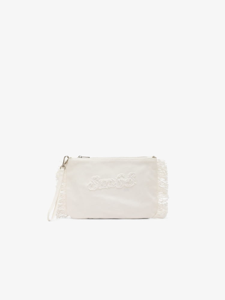 Sun68 pochette bianca donna logo sul davanti