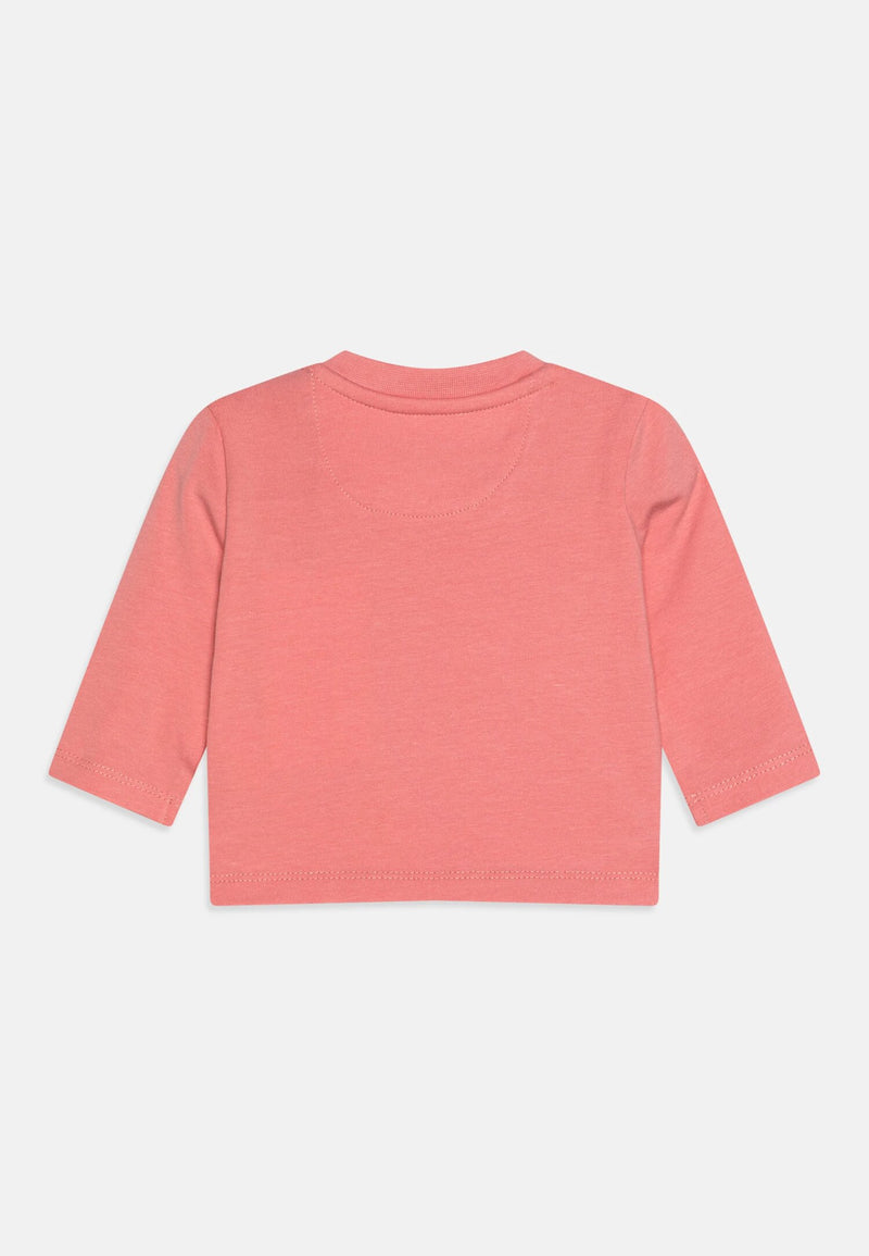 T-shirt rosa Calvin Klein bambina manica lunga - ROSA | CammarataMode