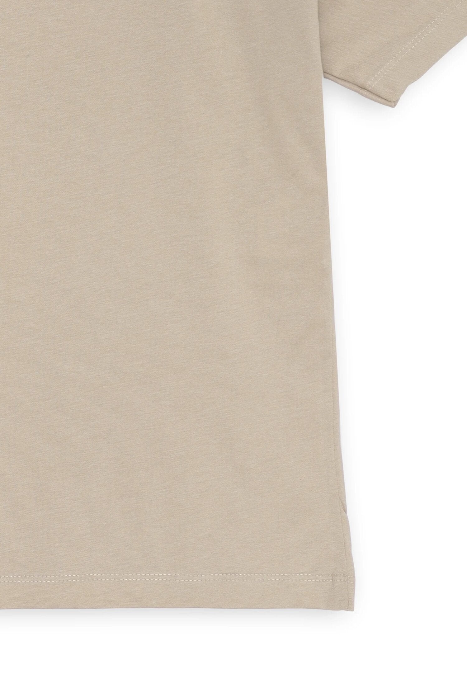 T-shirt beige Disclaimer cotone stampa graffiti ragazzo junior estate 2025 | CammarataMode