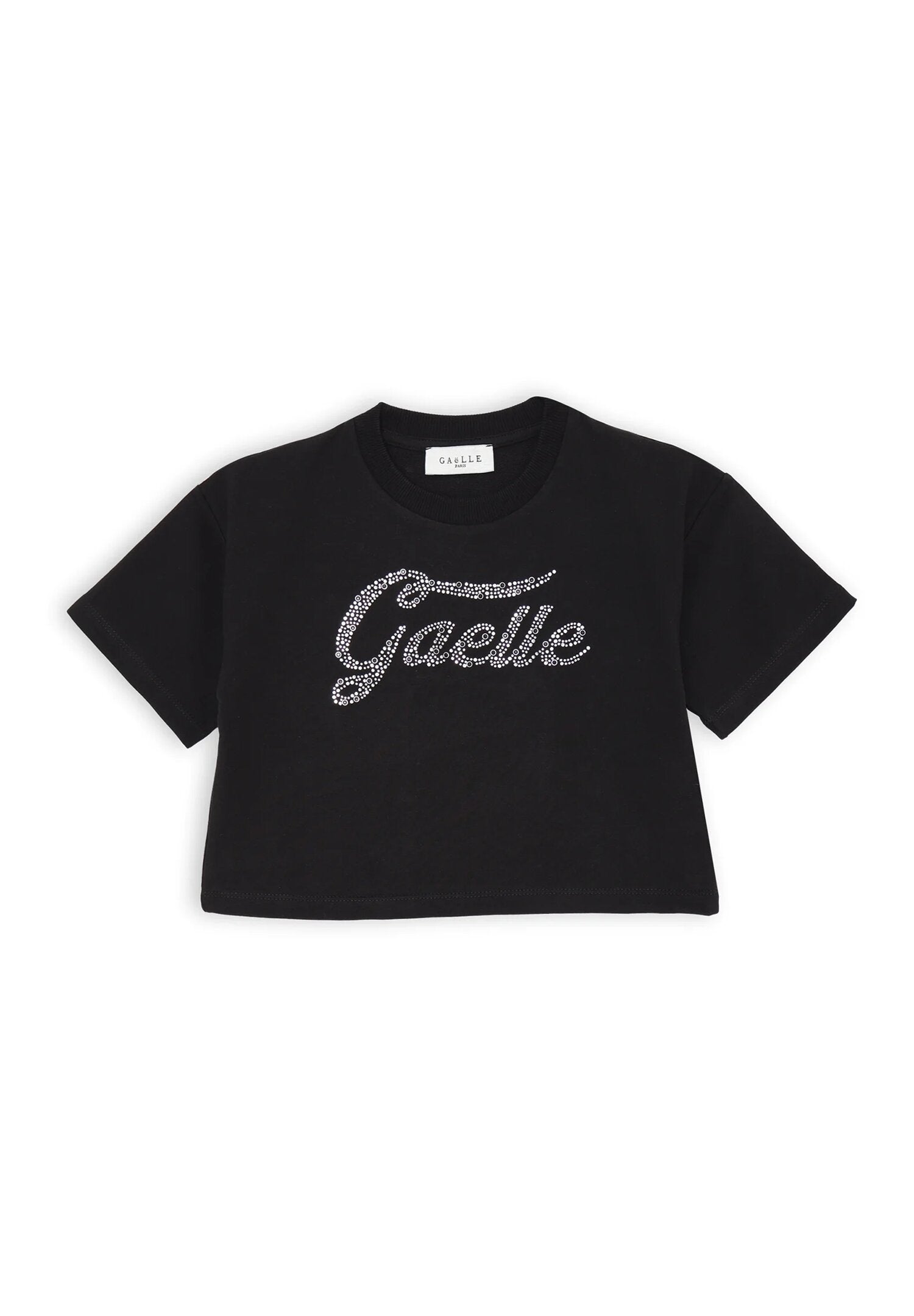 Gaelle Paris - Black sweatshirt and trousers set for girls | CammarataMode