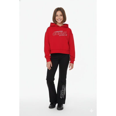 Dimensione Danza Completo Bambina Leggings Zampa In Cotone Con Cappuccio | Sport