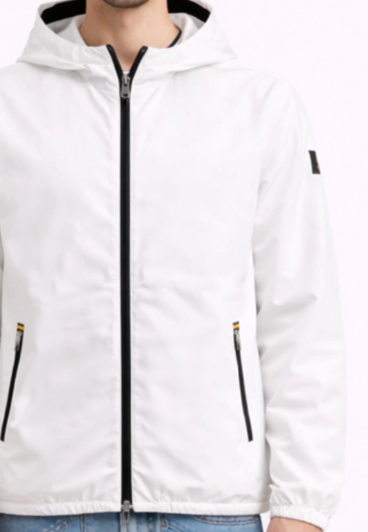 Ciesse Piumini Giubbotto Leggero Con Cappuccio Bianco Uomo CASPER_