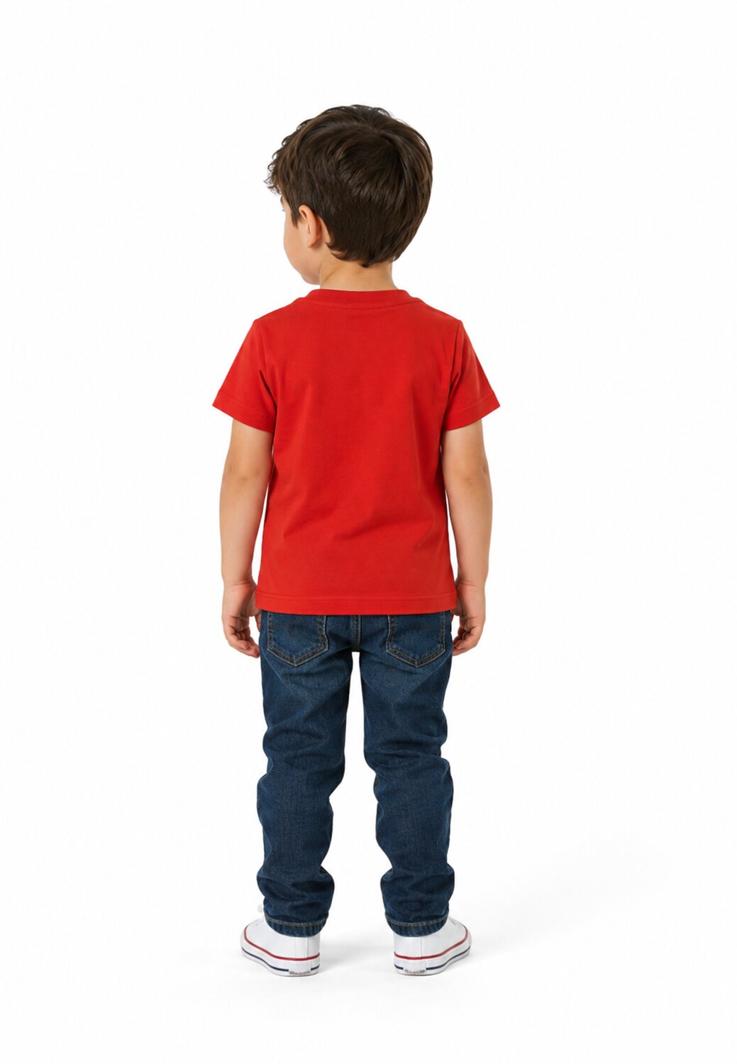 Just Cavalli t-Shirt Rossa Logo Nel Davanti Neonato JIP26047TS_