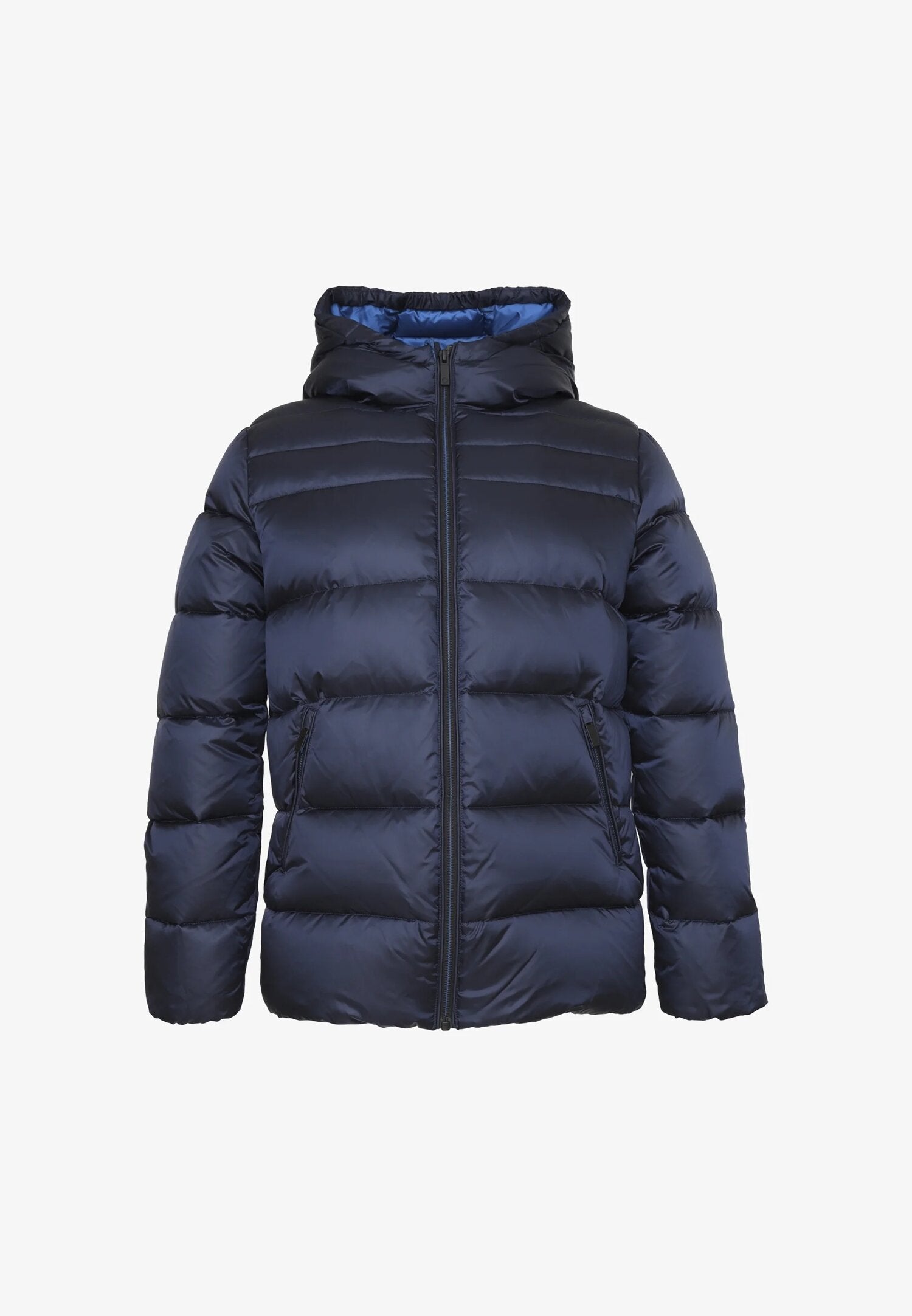 Canadiens Giubbotto Bambino Blu In Nylon Con Cappuccio Invernale AI 25