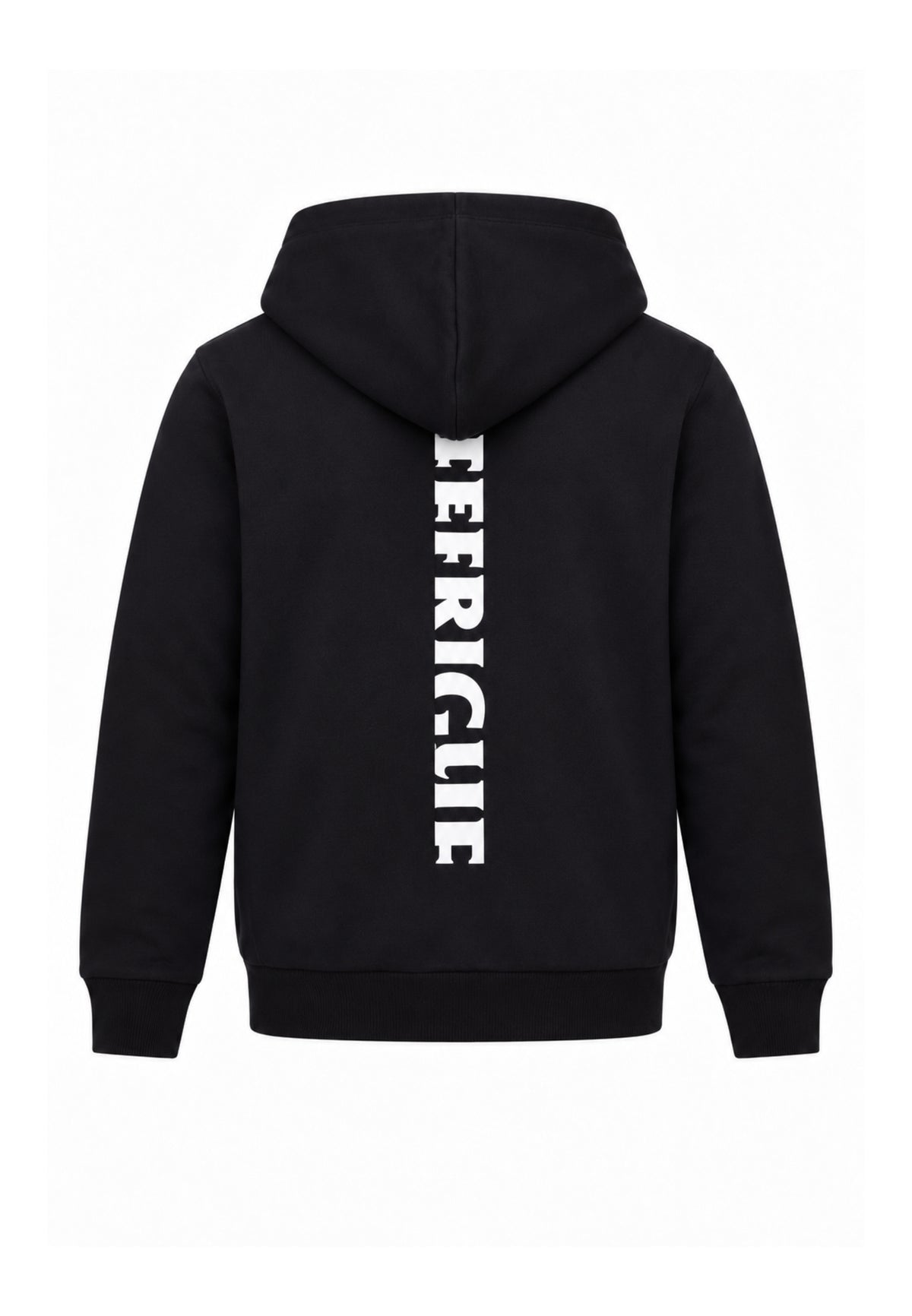 Refrigue FELPA NERA CON ZIP E CAPPUCCIO Bambini e ragazzi 2831T00076.NE_