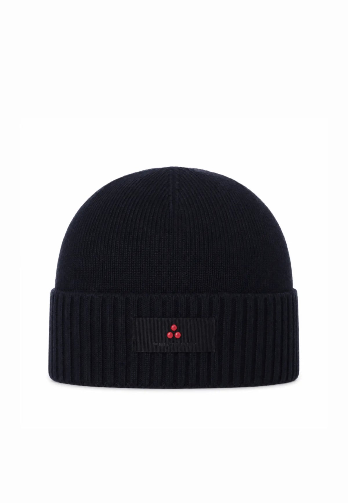 Peuterey CAPPELLO BLU IN LANA RASATA LOGO CENTRALE Bambini e ragazzi SILLI 03 KID.BLU_