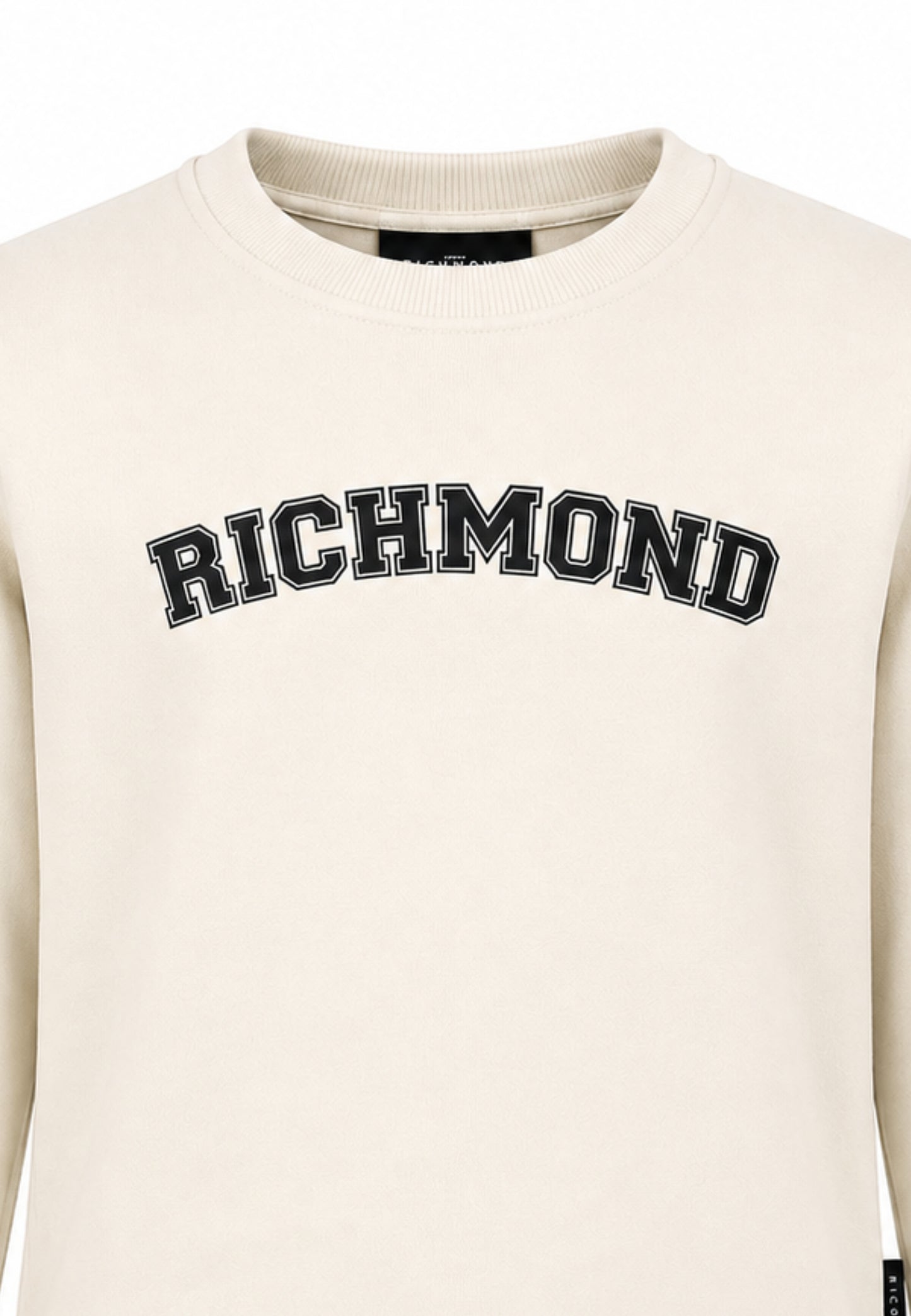 John Richmond felpa beige girocollo CON LOGO COLLEGE Bambini e ragazzi rba26175fe.beige_