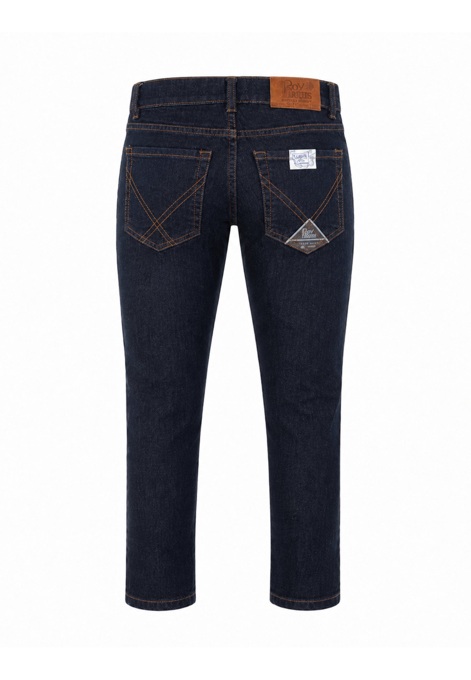 Roy Roger's jeans BLU SCURO IN DENIM A SIGARETTA SLIM FIT Bambini e ragazzi rh142/00.denim_