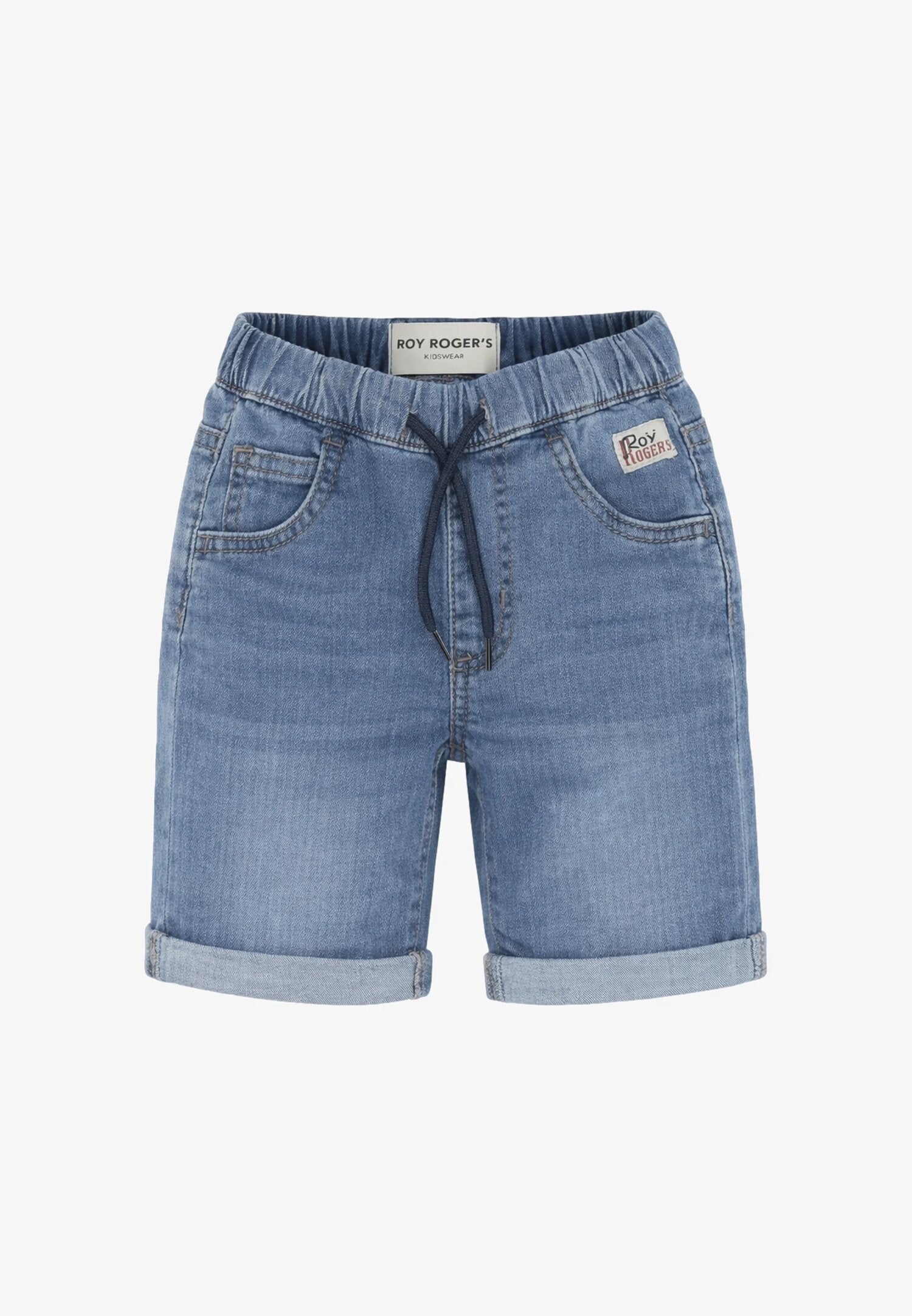 Roy Roger's Pantaloncino Jeans Neonato Tasche Laterali Passeggio In Denim RG1