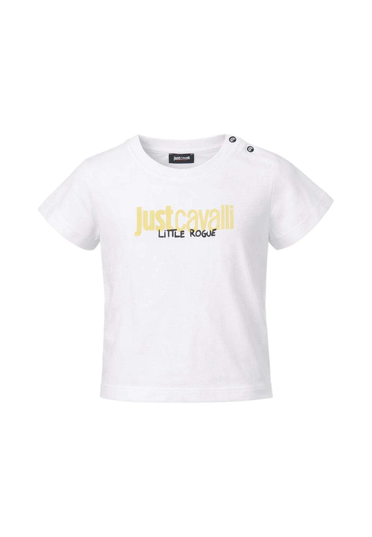 Just Cavalli Completo Bianco Con Stampa Dietro Neonato JIP26090CJ_