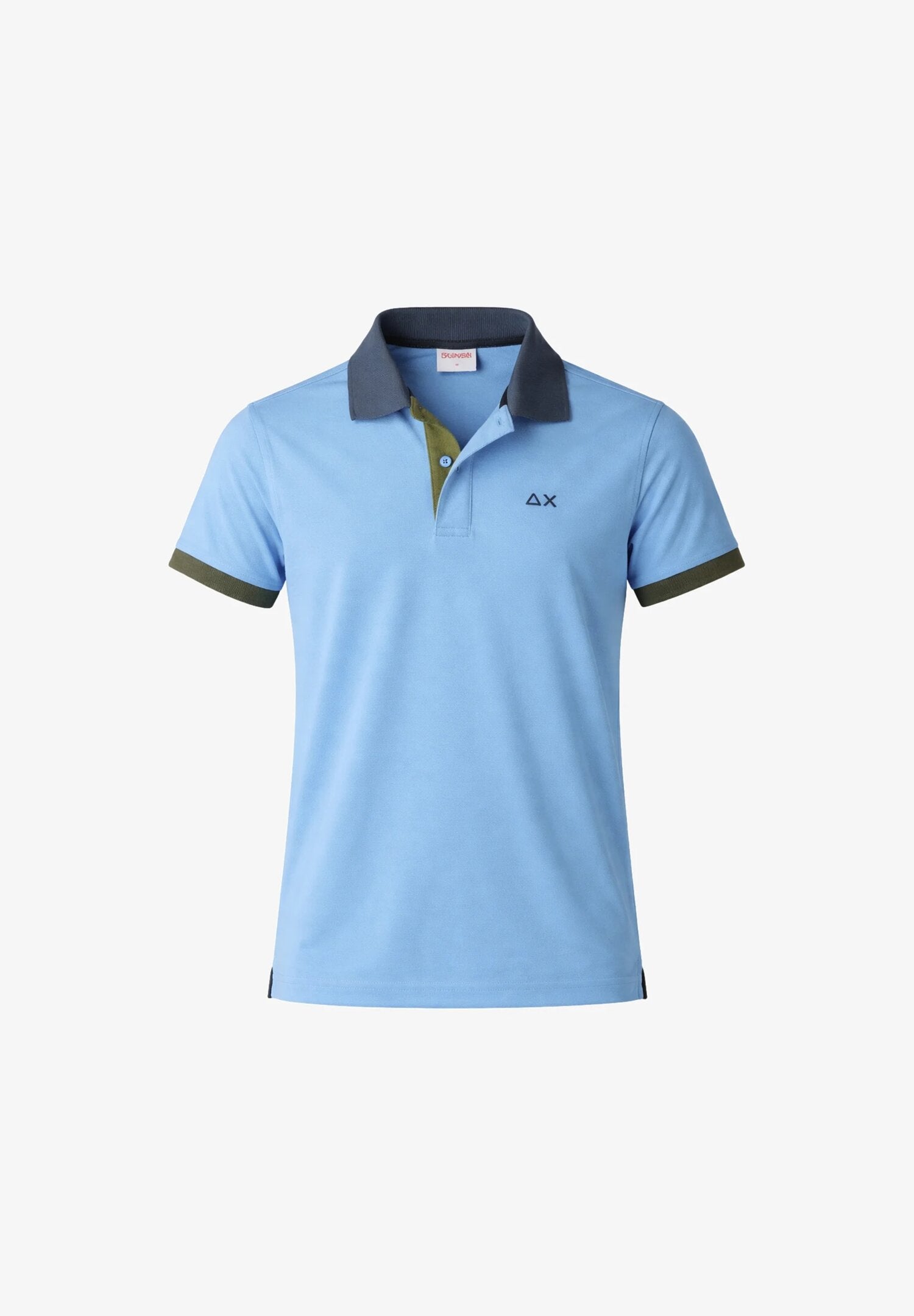 Sun68 Kids Polo Bambino Celeste Maniche Corte A36316_