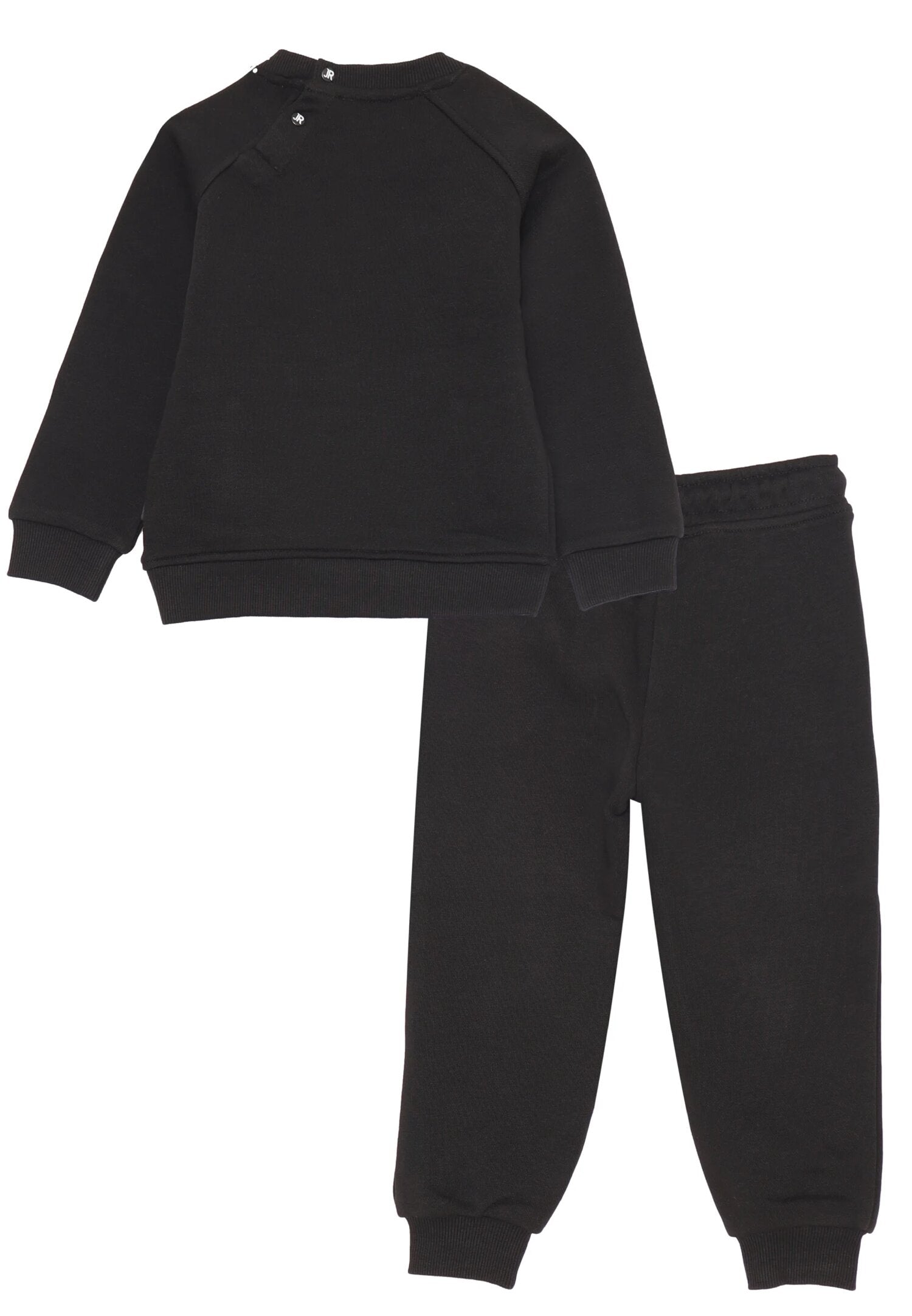 John Richmond tuta neonata nera 6-36 mesi in cotone con logo