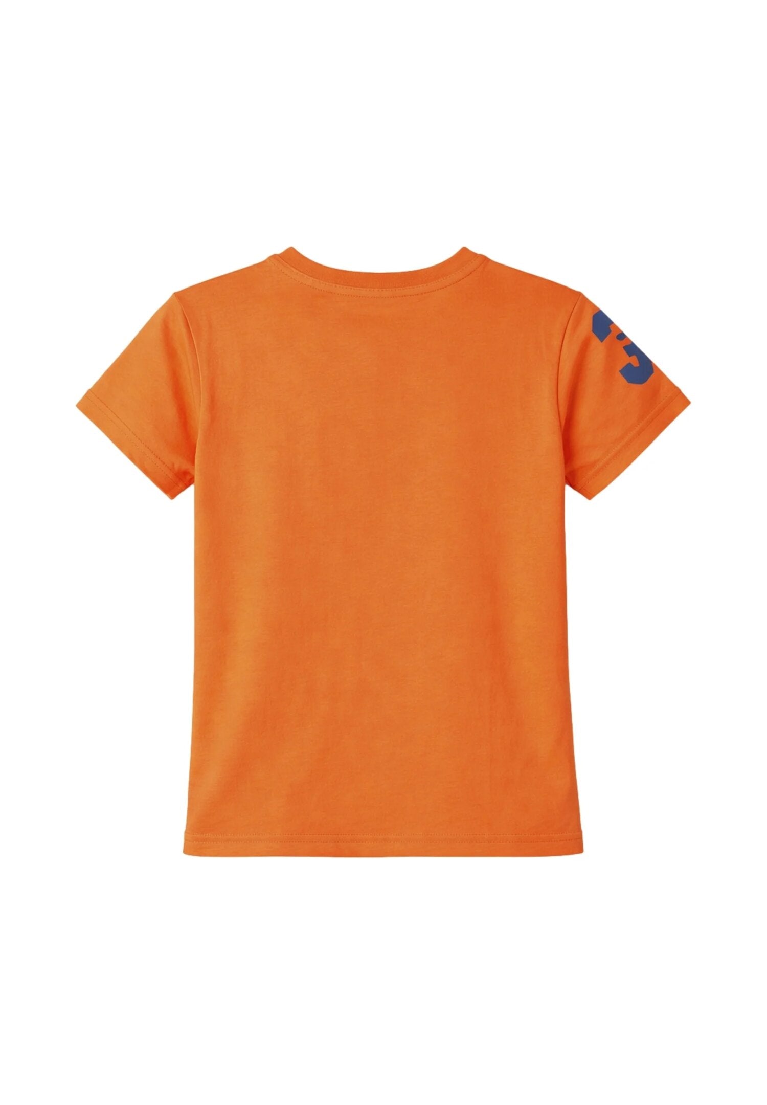 La Martina Completo Arancione Con Logo Centrale Bambino MAB0036_