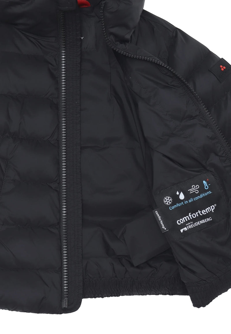 Peuterey piumino invernale neonato nero imbottito con cappuccio - NERO | CammarataMode