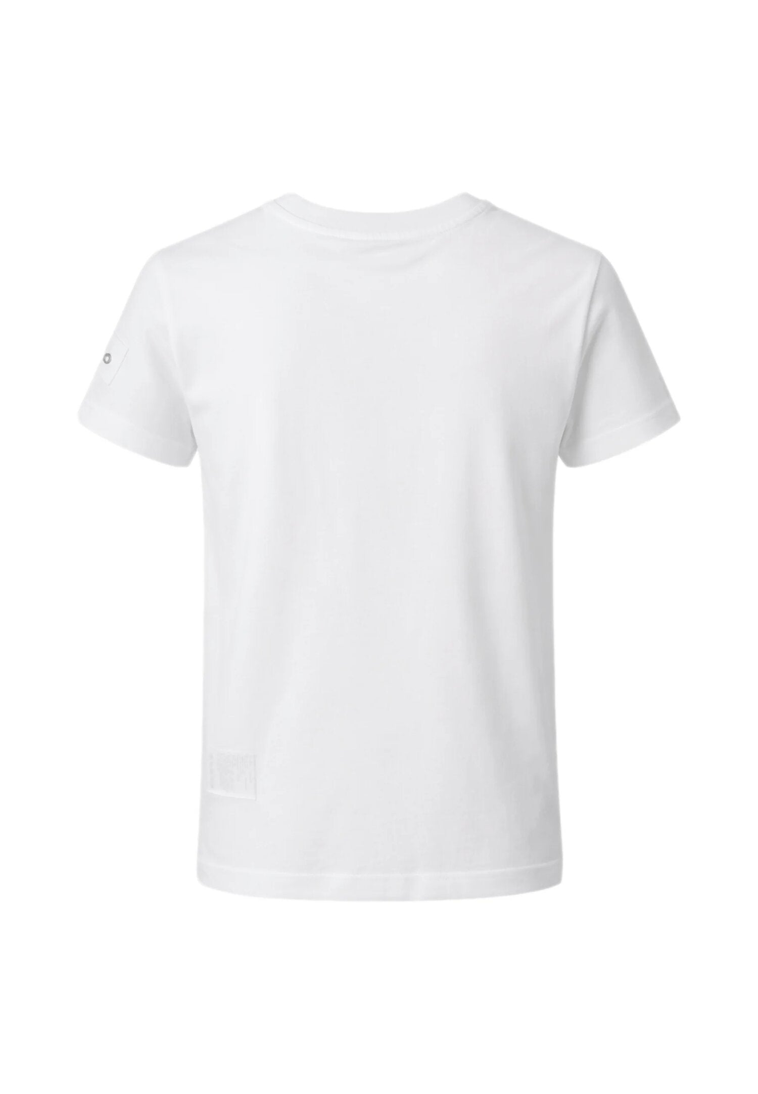 Icebergs Tshirt Bianca Logo Cornice Bambino Bambino TSICE6106J_