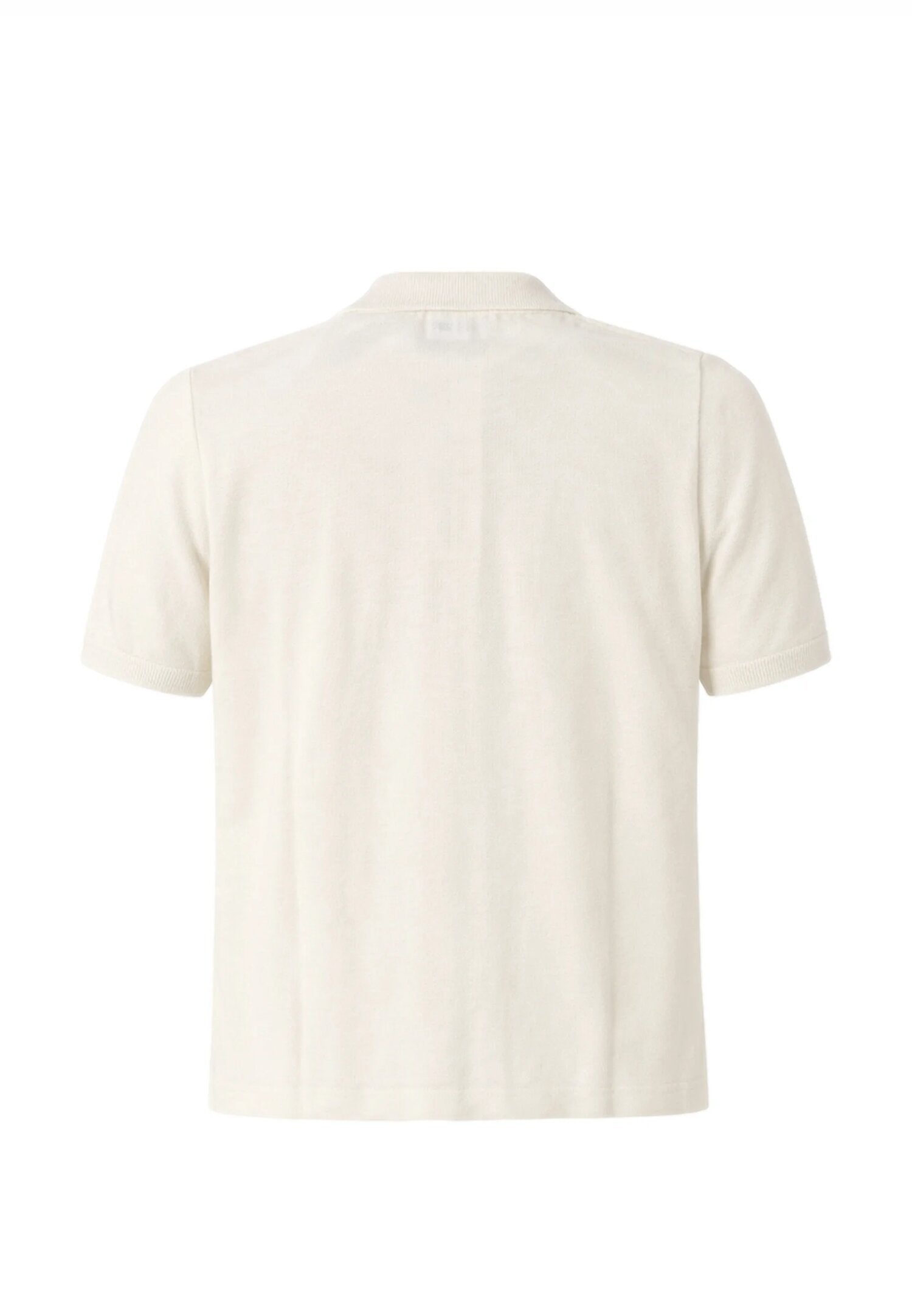 Overd Polo In Maglia Beige Bambino Con Bottoni - OK261430_