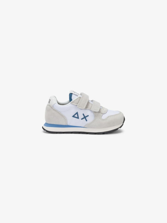 Sun68 scarpe bianche bambino con logo sul lato