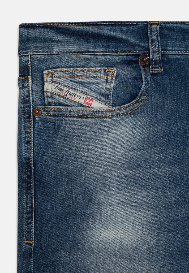 Diesel blue children's spring-summer slim fit jeans - DENIM | CammarataMode