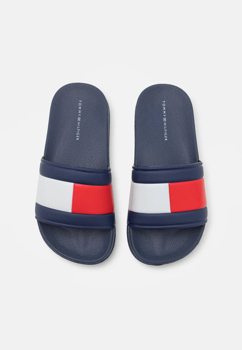 Ciabatte da mare blu Tommy Hilfiger Kids unisex primavera estate 2025 - BLU | CammarataMode