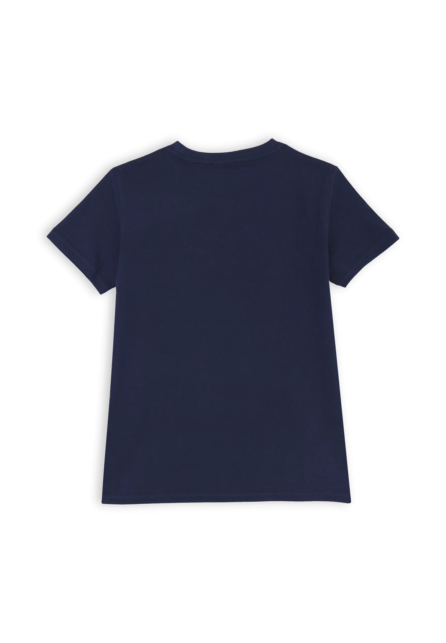 Maglietta blu ICEBERG bambino logo stampato fronte estate 2025 regular fit | CammarataMode