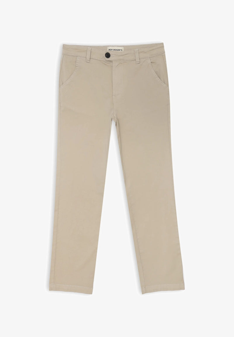 Roy Rogers - Slim Fit Chino Pants Kids Beige - Spring Summer 2025 - BEIGE | CammarataMode