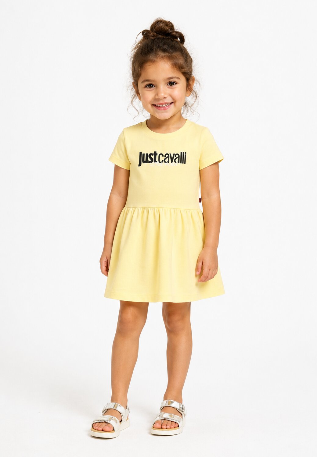 Just Cavalli Vestitino Giallo Con Gonna Svasata Neonata JIP26026VE_