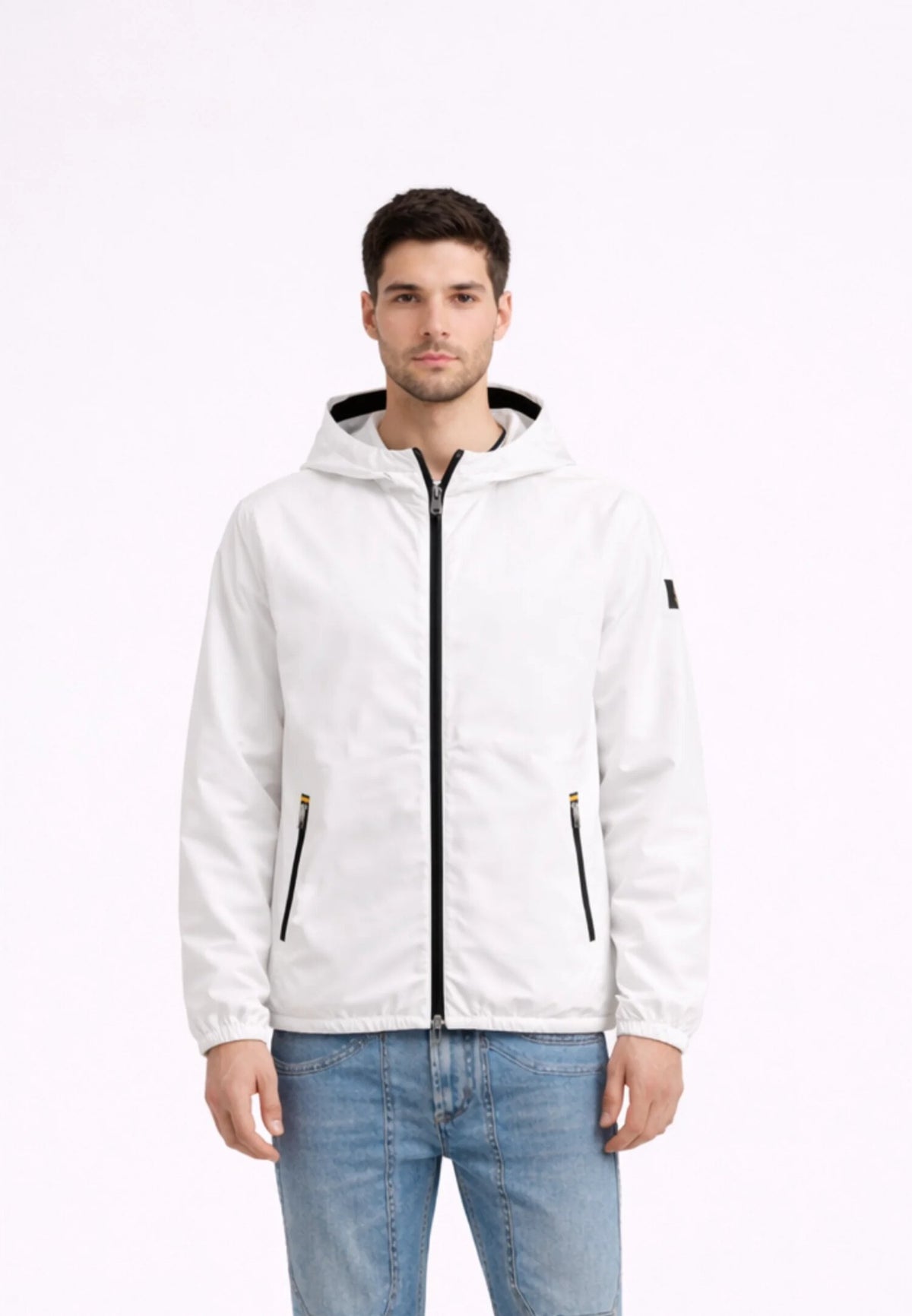 Ciesse Piumini Giubbotto Leggero Con Cappuccio Bianco Uomo CASPER_