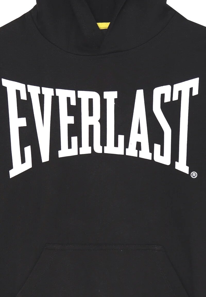 Everlast Felpa con cappuccio Bambino nera 8-16 anni logo frontale | CammarataMode