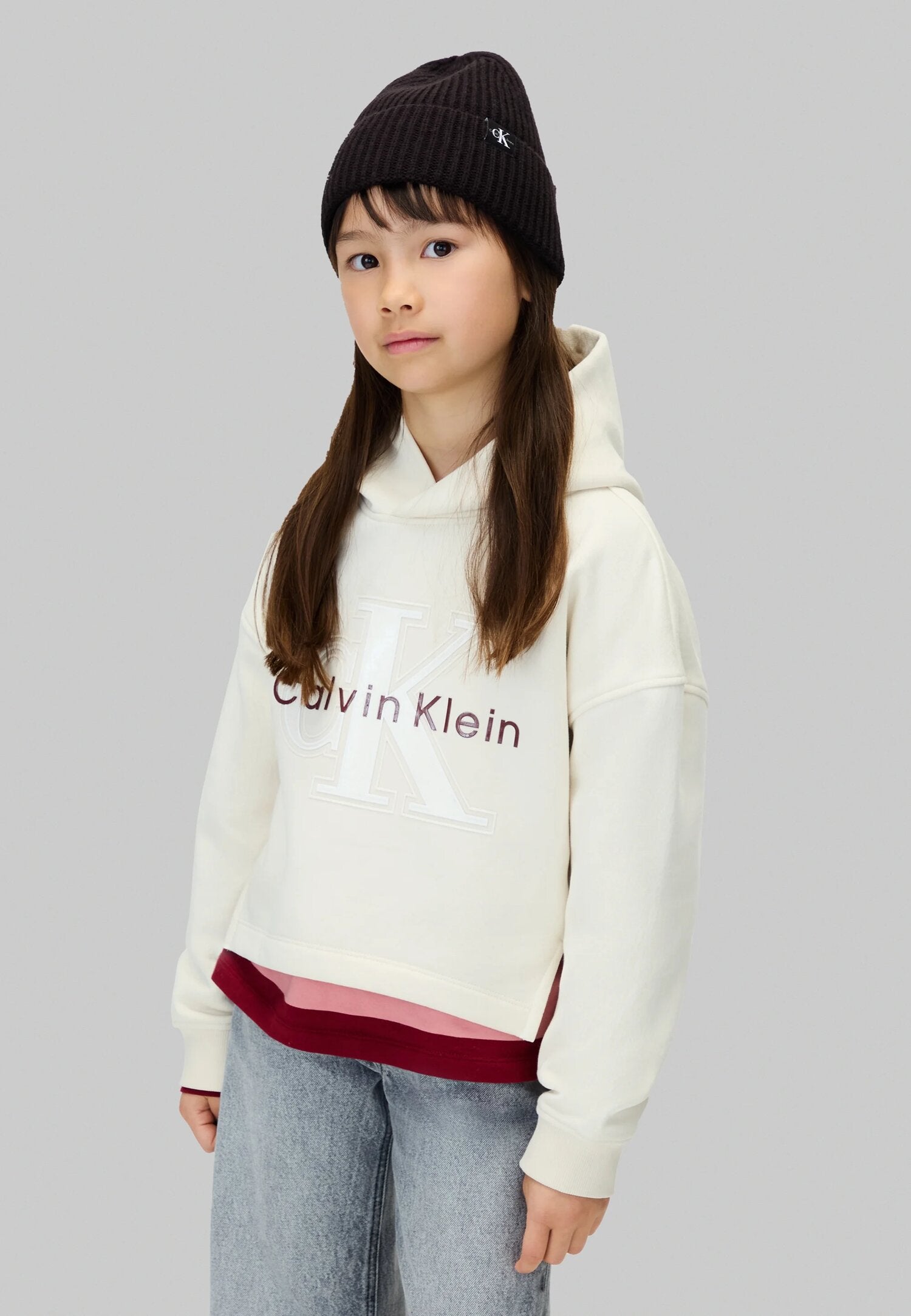 Calvin Klein Cappello Nero In Maglia Bambino IU0IU0044BEH_