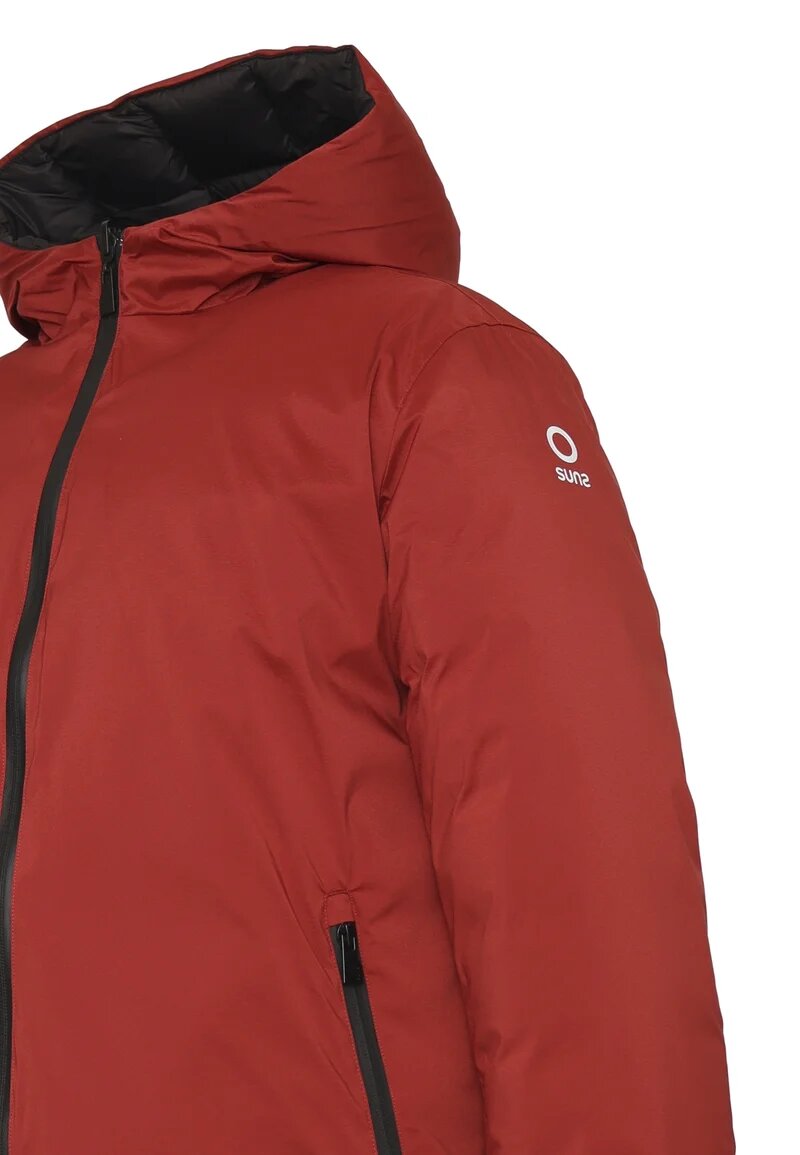 Suns Giubbotto Bordeaux Bambino In Poliestere Reversibile | Uso Quotidiano AI 25 | CammarataMode