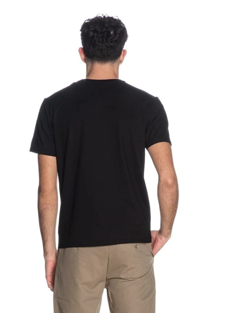 Peuterey tshirt nera uomo logo sul braccio