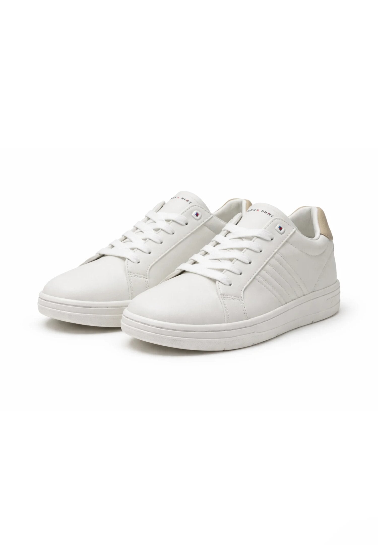Tommy Hilfiger Sneakers Basse Panna Con Dettaglio Beige Bambino 28-T3X9-34358-1